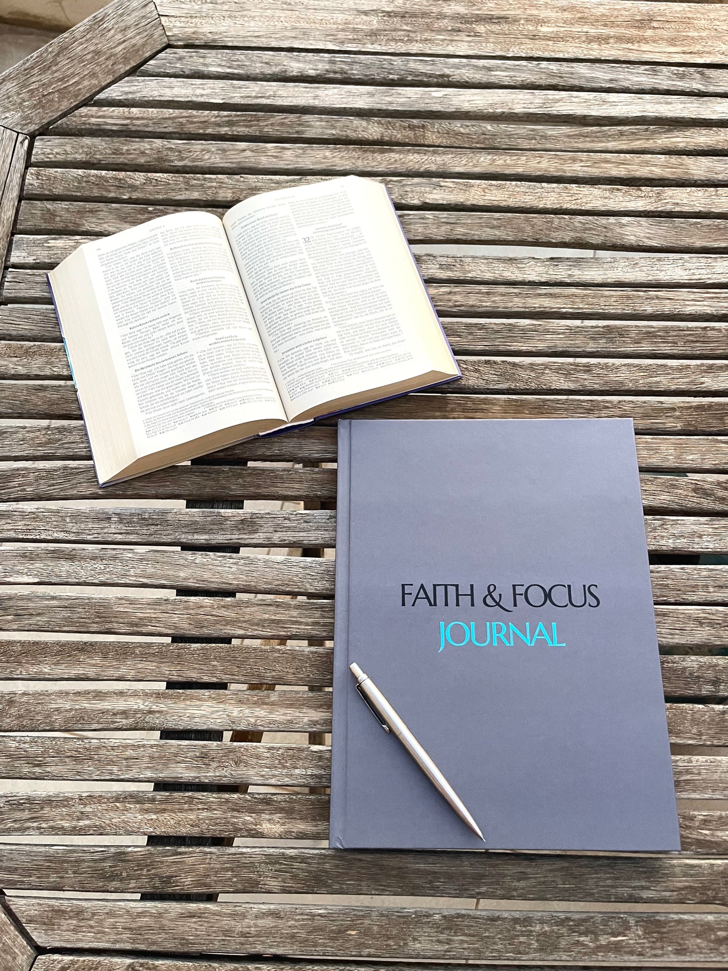 Faith & Focus Journal – Your Daily Guide to Prayer, Gratitude & Growth